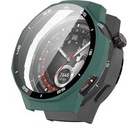 Eryi-Coque Compatible Avec Huawei Watch Gt 5 Pro 46mm, Pc + Film Trempé, Avec Échelle, Anti-Rayures Étui De Protection Tout Compris Compatible Avec Huawei Watch Gt 5 Pro 46mm. Vert Officiel