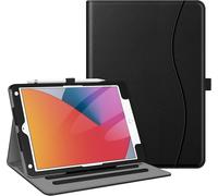 Eryi-Coque Compatible Avec Ipad 10.2\U201d 9ème Génération 2021 / 8ème Gén 2020 / 7ème Gén 2019, Housse Multiposition Etui Veille/Réveil Automatique Protection Des Coins, Noir