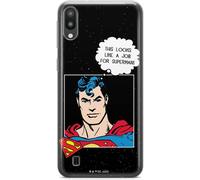 Eryi-Coque De Téléphone Portable Pour Samsung M10 Original Et Sous Licence Officielle Dc Motif Superman 037 Parfaitement Adapté À La Forme Du Téléphone Portable, Coque En Tpu