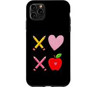 Eryi-Coque Pour Iphone 11 Pro Max Back-To-School Pencils Heart, And Apple Teacher Appreciation