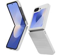 Eryi-Coque Pour Samsung Galaxy Z Flip 6, Hard Pc, Antichoc Anti-Rayures Bumper Protection Etui Housse Case Cover Galaxy Z Flip 6, Blanc