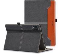 Eryi-Coque Pour Teclast P40hd/P40s/M40 Plus/M40 Pro Tablette 10.1 Pouces, Housse En Cuir Pu Avec Support Multi-Angle Et Poche,Denim Noir