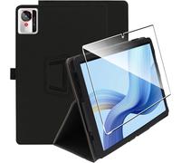 Eryi-Coque Pour Zte Nubia Pad Pro Housse Protection Etui Pu Cuir De Flip Case Cover + [1 Pièce] Verre Trempé Protection Écran [Veille/Réveil Automatique] [Support Fonction]