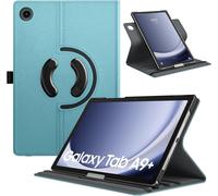 Eryi-Coque Rotative Pour Samsung Galaxy Tab A9+/A9 Plus 11"" 2023 Sm-X210/X216/X218, Couvercle De Support Rotatif À 90 Degrés Pour Tablette Galaxy Tab A9+ Veille Automatique, Bleu Méditerranée