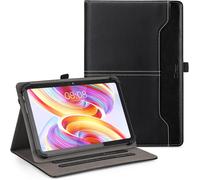 Eryi-Coque Universelle Pour Blackview Tab 90 Wifi 11 Pouces/Blackview Tab 70/Tab 30 Wifi 10,1 Pouces, Pour Teclast T50/T45hd/T40 Air Tablette, Étui Housse En Cuir Pu Pour Tablette 10-11"", Noir Pur