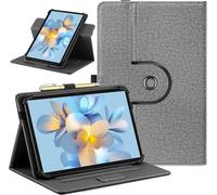 Eryi-Coque Universelle Pour Tablette 10/11 Pouces, Étui Rotative À 360° Multipositions Pour Tablette Teclast, Blackview, Honor, Blackview Etc, Housse Tablette 10-11 Pouces, Gris