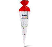 Eryi-- Cornet Surprise, Cerises, 93 212, « Alles Liebe », 35 X 11,5 X 11,5 Cm