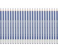 Eryi-Crayon Aquarelle, 24 Crayons Aquarellables Pour Mélanger, Colorier, Dessiner, Peindre, Bleu Océan