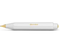 Eryi-Crayon Mécanique Classic 0,7 Mm Hb I En Plastique De Haute Qualité Avec Design Octogonal À Huit Côtés Les Porte-Mines 11 Cm Les Crayons Rechargeables (Blanc)