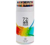 Eryi-Crayons De Couleur 72 Pièces Crayons De Couleur À L'huile Crayons D'artiste Ensemble De Crayons De Couleur 72 Couleurs Différentes Pour Dessin Croquis Peinture Livre De Coloriage
