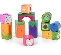 ERYI-- Cubes Sonores Fruits - Andy Westface - Jouet D'Eveil Original En Bois - Découverte Des Sons - Méthode Montessori - Pour Enfants À Partir De 18 Mois