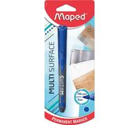 Eryi-Custom - Marqueur Permanent Fin Bleu X1 - Pointe Fine 2mm - Multi Surface