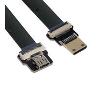ERYI-Cy Mini Hdmi Vers Micro Hdmi Câble Cyfpv Mini Hdmi Mâle Vers Micro Hdmi Femelle Extension Fpc Câble Plat 1080P Pour Fpv Hdtv Multicopter Photographie Aérienne