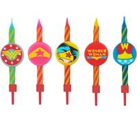 Eryi-Dc Comics - Bougies D'anniversaire Wonder Woman (Set De 10) - Licence Officielle