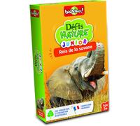 Eryi-- Défis Nature Junior - Rois De La Savane - Détiens Les Bonnes Cartes Pour Gagner La Bataille - Jeu De Cartes - 1 À 4 Joueurs - 5 Ans - Fabriqué En France - 280228