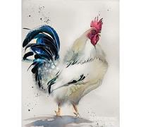 Eryi-Diamond Painting Coq 30x40cm Broderie Diamant Poules Et Coq Diamond Coq Et Poule Diamond Painting Coq Portugal Peinture Diam[4027]