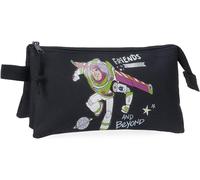 Eryi-Disney Trousse Scolaire, Trousse Infafntile, Fabriquée En Polyester, Triple Compartiment Pour Améliorer L'organisation, Taille Idéale Pour Le Transporter Dans Le Sac À Dos, Avec Poignée Latérale
