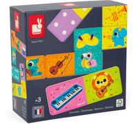 Eryi-- Dominos Instruments De Musique - Jeu Éducatif Mon Premier Domino - Développe Vocabulaire Et Concentration - Encres Végétales - Fabrication Française ¿ Dès 3 Ans ¿ J02623