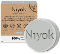 Eryi-® Douche 4-En-1 "Athletic Grey" (80g) \U2022 Corps + Cheveux + Visage + Barbe \U2022 Soin Tout-En-Un Durable \U2022 Cosmétique Naturelle & Végan
