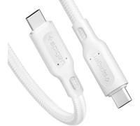 ERYI-Durasync Câble Usb C Vers C 60W & 480Mbps 1.5M Câble Usb C Tressé En Coton Transférant Les Data & Puissance Compatible Avec Ipad Pro Galaxy Tab S20 S10 Note 20 Ultra 10 Pixel Et Plus