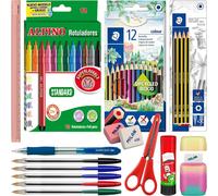 Eryi-Ecopack - Pack Économique Complet De Matériel Scolaire De Première Marque Pour Votre Étui (Eco40)