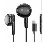 ERYI-Ecouteur Usb C, Écouteurs Type C Avec Micro Et Contrôle Du Volume Filaire Pour Huawei P40 P30 P20 Mate 20,Samsung S21 Fe Note S20,Xiaomi 10 11,Oneplus 6T 8T Google Pixel 6 5 4 3 Xl Noir Me540