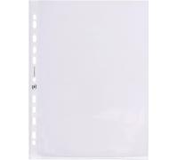 ERYI-Elba 100460989 Brochures Couvre Premium 25 Pièces Pour Din A4 0,12 Mm Transparent Ohp Compatible Perforation Universelle Plastique Pp Film Transparent Couvercle En Plastique Couvercle Transparen