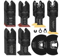 Eryi-Ensemble De 29 Lames De Scie Multi-Outils Accessoires Universels Pour Outils Oscillants Avec Sac De Rangement Compatible Avec Einhell Makita Dtm51z Dremel Parkside Et Plus