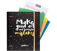Eryi-: Erik® - Pack: Classeur & Recharge Glitter Stars Classeur A4 4 Anneaux - Feuilles A4 - Intercalaires Fournitures Scolaires, Fournitures De Bureau