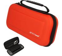 Eryi-Étui Nintendo Switch Oled Housse De Protection / Pochette De Transport Compatible Avec Nintendo Switch Oled, Manettes Joy-Con, Cartes De Jeux, [Rouge] Nintendo Switch / Switch Oled
