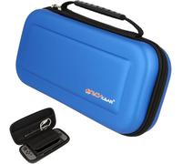 Eryi-Étui Nintendo Switch Oled Housse De Protection/Pochette De Transport Compatible Avec Nintendo Switch Oled, Manettes Joy-Con, Cartes De Jeux, [Bleu] Nintendo Switch/Switch Oled