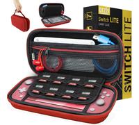 Eryi-Etui Pour Nintendo Switch Lite, Deluxe Housse Rigide De Rangement Zippée En Matériau Durable Anti-Choc Pour La Console Nintendo Switch Lite Et Ses Accessoires
