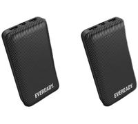 Eryi-Eveready - Lot De 3 Batteries Externes 10000 Mah + Câble Usb-A/Micro-Usb - Noir