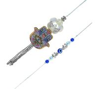 Eryi-Evil Eye Rakhi For Bhai And Bhabhi Rakhi Lumba Combo For Rakshabandhan Beautiful Rakhshabandhan Set Elegant Rakhi Set For Brother Bhabi