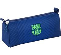 Eryi-F.C. Barcelona Navy Blue Trousse Avec Fermeture Éclair Et Compartiment, Trousse Pour Enfant, Idéale Pour Les Enfants D'âge Scolaire, Confortable Et Polyvalente, Qualité Et Résistance, 21 X 7 X 8