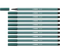 Eryi-Feutre Dessin Pen 68 - Lot X 10 Feutres De Coloriage Pointe Moyenne - Vert Pin (68/53)