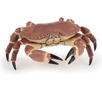 Eryi-- Figurine Crabe - Jouet Imaginatif Pour Enfants Dès 3 Ans - 8 X 7,5 X 2,5 Cm - Crabe Dormeur Réaliste - Peint À La Main - Univers Marin - Durable Et Éducatif - 56047