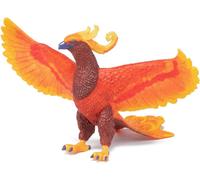 Eryi-- Figurine Phoenix - Dès 3 Ans - Fantastique Et Médiéval - Plumage Rouge Bleu Doré - 14 Cm - Peint À La Main - Mythologie Jouet Éducatif - Idée Cadeau Enfant - Peint À La Main