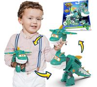 ERYI-Figurine Transformable Tino Dinosaure 12.5 Cm - Transformation Simple Et Ludique, Cadeau Enfant 3 Ans Et Plus, Vert
