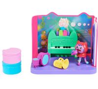 ERYI-Gabby Et La Maison Magique - Gabby Dollhouse - Pièce La Salle De Musique Dj Miaou - 1 Figurine + Accessoires - Dessin Animé Jouet Maison De Poupée - Jouet Enfant 3 Ans Et +