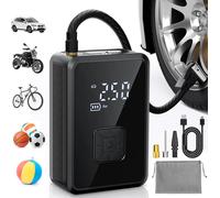Eryi-Gonfleur Pneus Voiture Sans Fil 4000mah Mini Compresseur À Air Portatif 150 Psi (10,3 Bar) Inflation Rapide Cylindre 17 Mm Type-C Usb Charge Avec Tuyau De 30 Cm Et Sac De Rangement