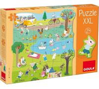ERYI-Goula Puzzle Xxl - Une Journée À La Campagne - 16 Pièces - Puzzle Enfant Grand Format - A Partir De 2 Ans