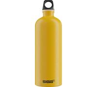 Eryi-- Gourde Aluminium - Traveller Mustard - Certifiée Neutre En Co2 - Convient Aux Boissons Gazeuses - Étanche & Légère - Sans Bpa - Pour Sport, Camping, Randonnée - Jaune Moutarde - 1l