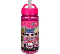 Eryi-Gourde D`Eau Au Motif De Lol Surprise, Pour Enfants, En Plastique, Sans Bisphénol A, Environ 500 Ml, Paille Intégrée, Pour La Maternelle Et L'école