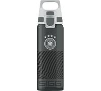 ERYI-- Gourde Transparente En Tritan - Total Color Dfb Anthracite - Convient Aux Boissons Gazeuses - Lavage Au Lave-Vaisselle - Étanche & Poids Plume - Sans Bpa - Sport, Foot, Randonnée - Gris - 0,6L