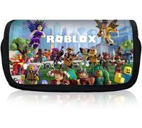 Eryi-Grande Capacité Étui À Crayons Roblox, Trousse Anime Roblox, Sac De Papeterie De Bureau Portable Pour Multifonction Double Zip Rousse De Crayon Boîte À Crayons Pour Les Garçons Et Les Filles