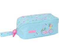 Eryi-Grande Trousse Carrée, Trousse Pour Enfant, Idéale Pour Les Enfants D'âge Scolaire, Confortable Et Polyvalente, Qualité Et Résistance, 20 X 10 X 10 Cm, Couleur Bleue, Bleu, Estándar, Décontracté