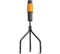 ERYI-Griffe Piocheuse À 3 Dents Spatulées, Préparation Du Sol, Tête D'Outil Quikfit, Longueur: 31 Cm, Largeur: 12,5 Cm, Noir/Orange, Quikfit, 1000680