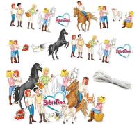 Eryi-Guirlande D'anniversaire Bibi & Tina - Décoration Pour L'anniversaire D'un Enfant - 10 M De Guirlande Pour Ta Fête - Pour Filles Et Garçons - Set De Décoration De Fête 6