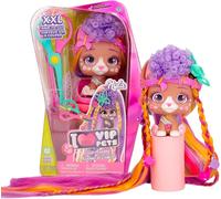 Eryi-Hair Academy Zoe Poupée Chien À Collectionner Avec Poils Xxl Pour Coiffer, Couper Et Créer Des Extensions De Cheveux Individuelles, Jouet Pour Enfants + 3 Ans